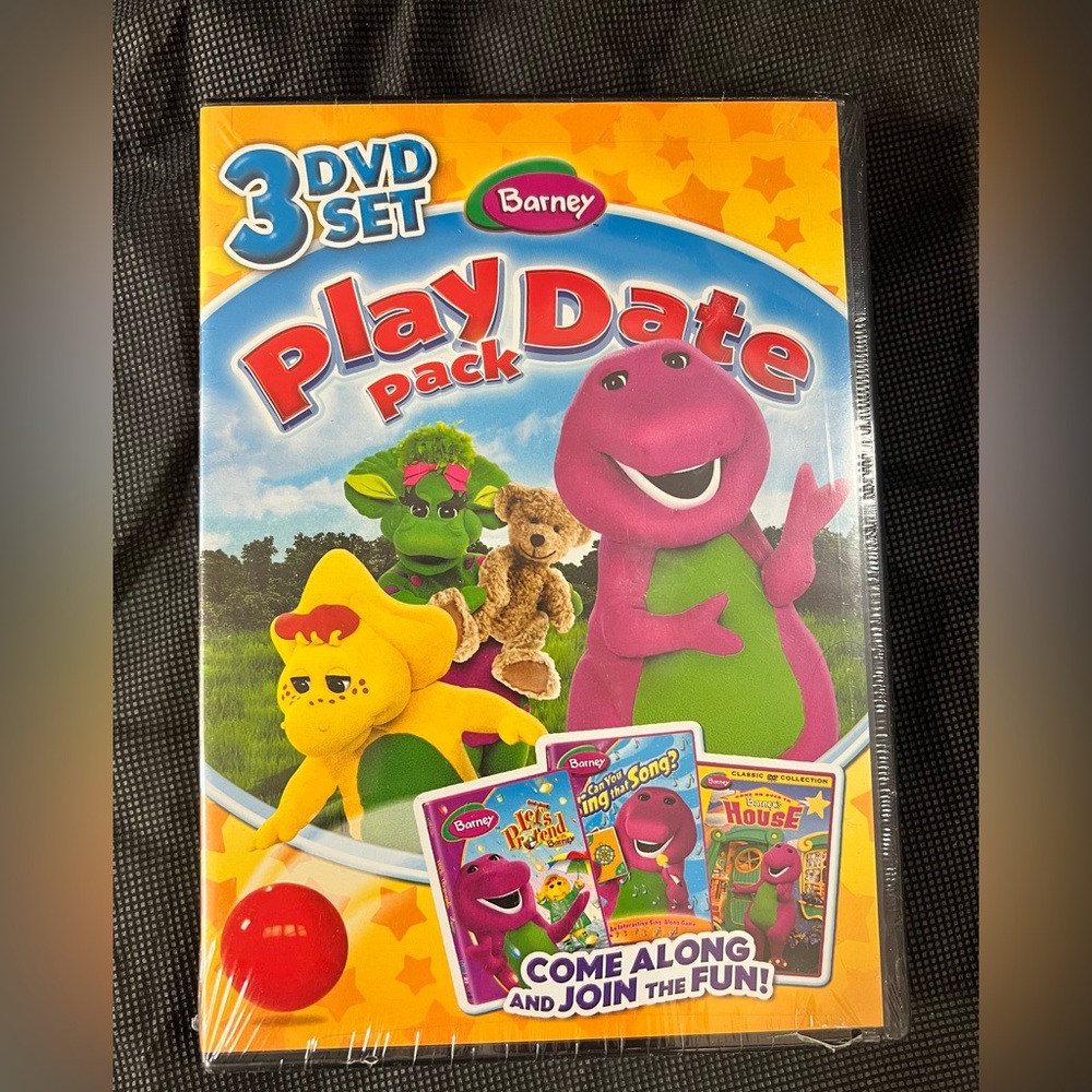 Barney movie pack 3-DVD set play date